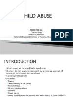 Child Abuse: Presented By: Charan Singh Professor/Principal Maharishi Dayanand Institute of Nursing, Hisar, Haryana