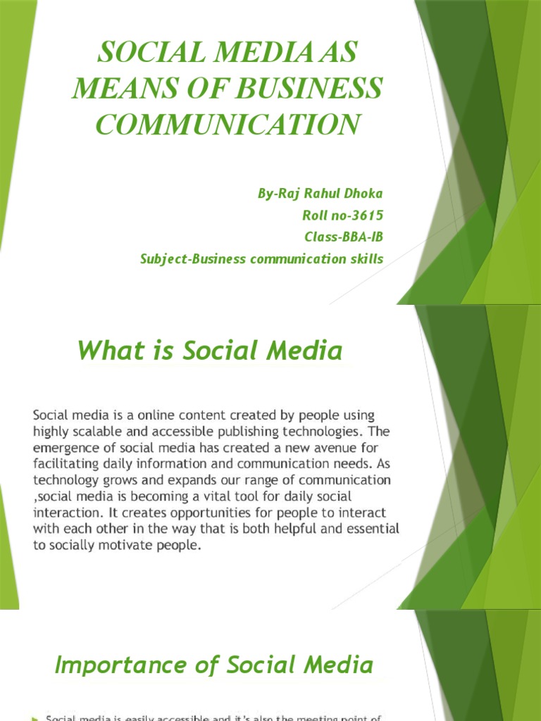 What Is Social Media PDF