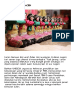 Kliping Senbud Tarian Nusantara
