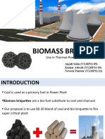 Biomass Briquette: Use in Thermal Power Plant