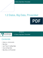 INTESUD 1.2 Datos, Big Data, Privacidad