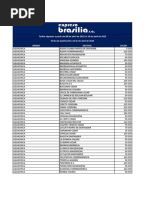 Tarifas Vigentes Sem Santa