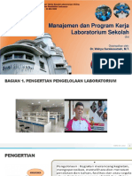 Manajemen Dan Program Kerja Laboratorium Sekolah - Wahyu Surakusumah