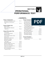 Hitachi Ex550-5 Section 4 Operational Performance Test