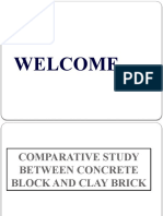 Comparison Between Concrete Block and Clay Brick