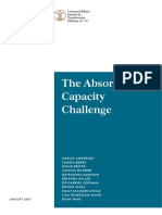 Global Health Security Consortium, The Absorption-Capacity Challenge, August 2021