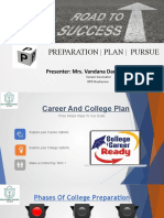 Preparation - Plan - Pursue: Presenter: Mrs. Vandana Dadi