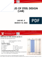 Principles of Steel Design (Lab #5)
