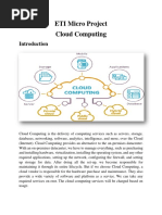 ETI Micro Project Cloud Computing