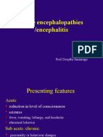 Acute Encephalopathies /encephalitis: Prof Deepthi Samarage