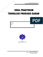 Modul Teknologi Produksi Garam