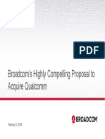 Broadcom's Highly Compelling Proposal To Acquire Qualcomm: February 13, 2018