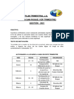 Plan Trimestral J.A. (1er Trimestre) 2021