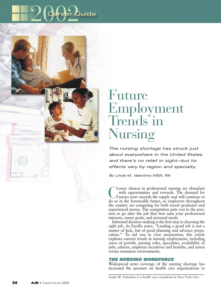 Future Employment Trends in Nursing The Nursing.4 | PDF | Nursing ...