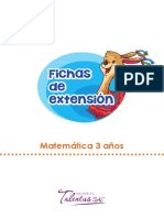 Fichas Extension Matematica 3 Años
