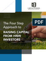 The Four Step Approach To Raising Capital From HNW Investors