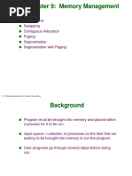 Chapter 9: Memory Management: Background Swapping Contiguous Allocation Paging Segmentation Segmentation With Paging