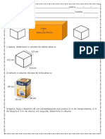 Revisão de Matemática - (Volumes)