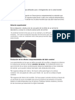 Los Métodos de Trabajo Utilizados para El Diagnóstico en La Salud Mental PSICOFISIOLOGIA