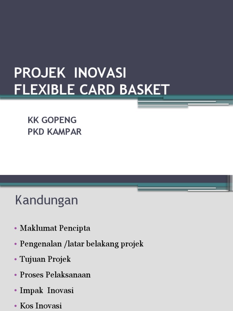 Projek Inovasi | PDF