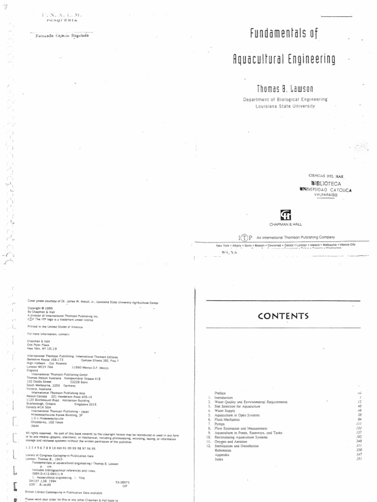 Fundamentals Of Aquaculture PDF