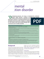 Developmental Coordination Disorder: Background