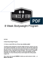 8 Week Bodyweight Program 