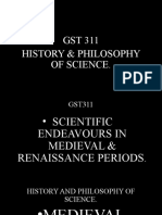 GST 311 Lecture 3 2122 Medieval and Renaissance