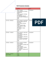 FMP Production Schedule - 3