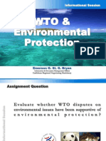E Bryan Wto and The Environment