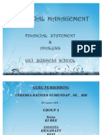 (Financial Management) - Fs &amp Analysis