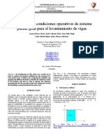 Evaluación condiciones puente grúa