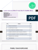 Hazrat Salman Al-Farsi RA (Presentation)