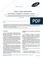 Development of A Plastic Intake Manifold: Tatsuhiko Mukawa A, Yoshinaga Goto B, Noriaki Sekine A, Yuji Ikeda
