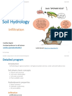 Soil Hydrology: Infiltration