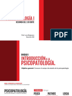 Clase 1.  Introducción a la Psicopatología (Diapositivas)