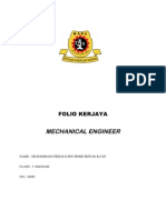 Folio Kerjaya Mechanical Engineer