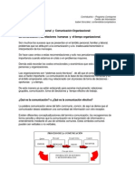 Comunicacion Interpersonal y Comunicacion Organizacional