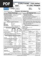 Corothane I Galvapac 1K Zinc Primer NSF: Protective & Marine Coatings