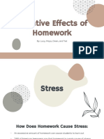 Negative Effects of Homework