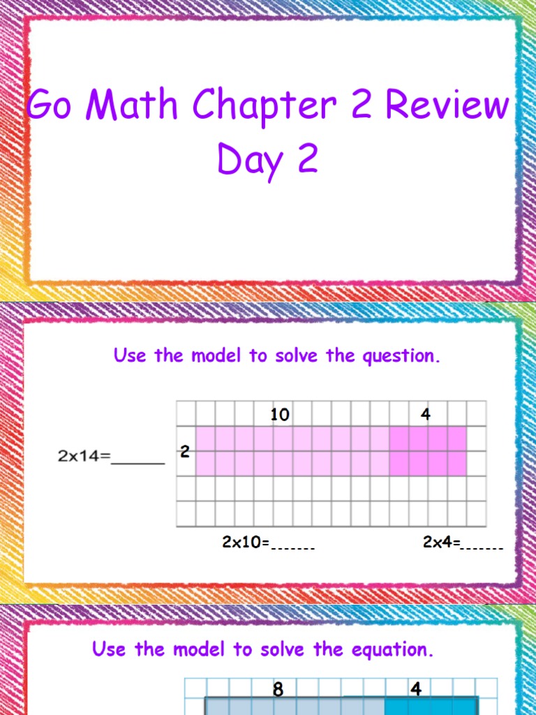 Go Math Chapter 2 Review Day 2 | PDF
