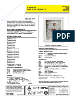 1300 Series Cabinets Fire Hose Cabinets: Specifications