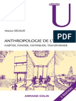 Anthropologie de Lespace by Marion Segaud (Segaud, Marion)