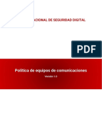 PO03 - Política de Equipos de Comunicaciones PDF