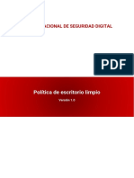 PO01 - Política de Escritorio Limpio PDF