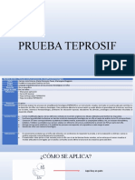 PRUEBA TEPROSIF dispositivas