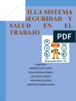 Cartilla Sistema de Seguridad y Salud en El