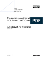 Programmieren Einer Microsoft SQL Server 2000-Datenbank
