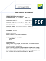 Informe Psicopedagógico Iñaki Valderas