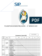 Planificación 4° Básico - 2016